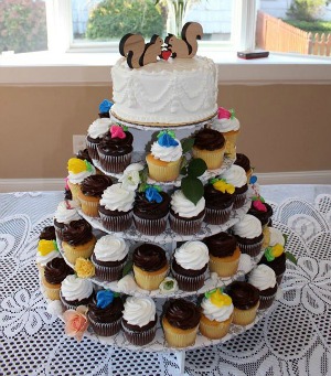 cupcake tower